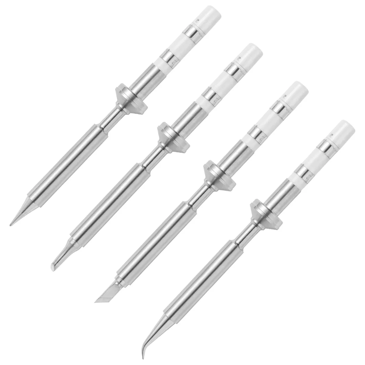 

4Pcs Mini Pencil Soldering Iron Tips Replacement for Pinecil Micro-Soldering Iron,PTS200/TS100 Portable Solder Pen Tool