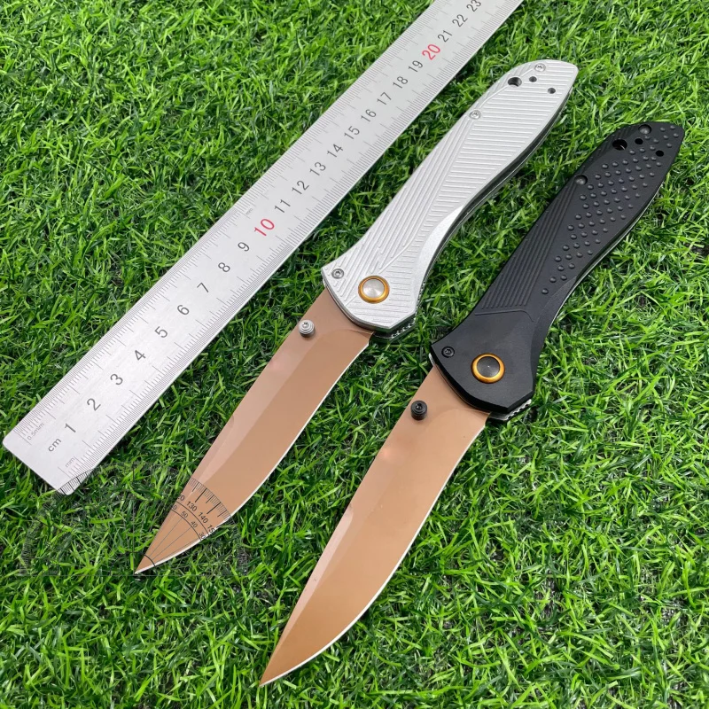 New folding knife, high-quality aluminum alloy handle, outdoor fishing, hunting, sharp survival knife