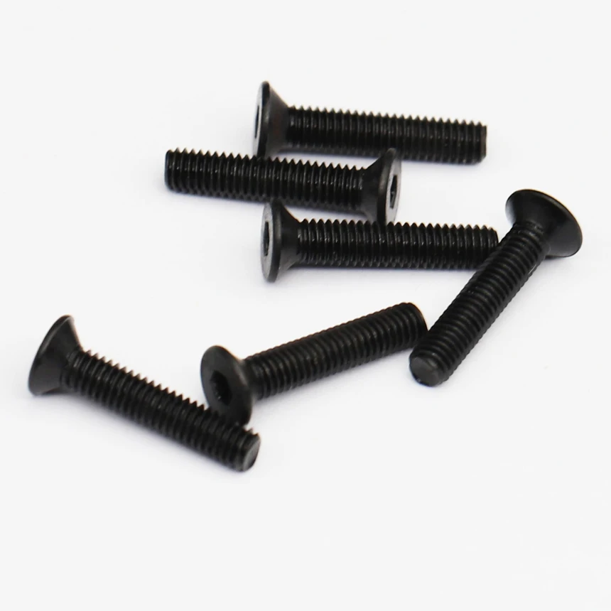 M3 M3*16/18/20/22/25/28/30/35/40/50 10.9 Grade Black Carbon Steel DIN7991 Flat Countersunk Head Inner Hex Hexagon Socket Screw