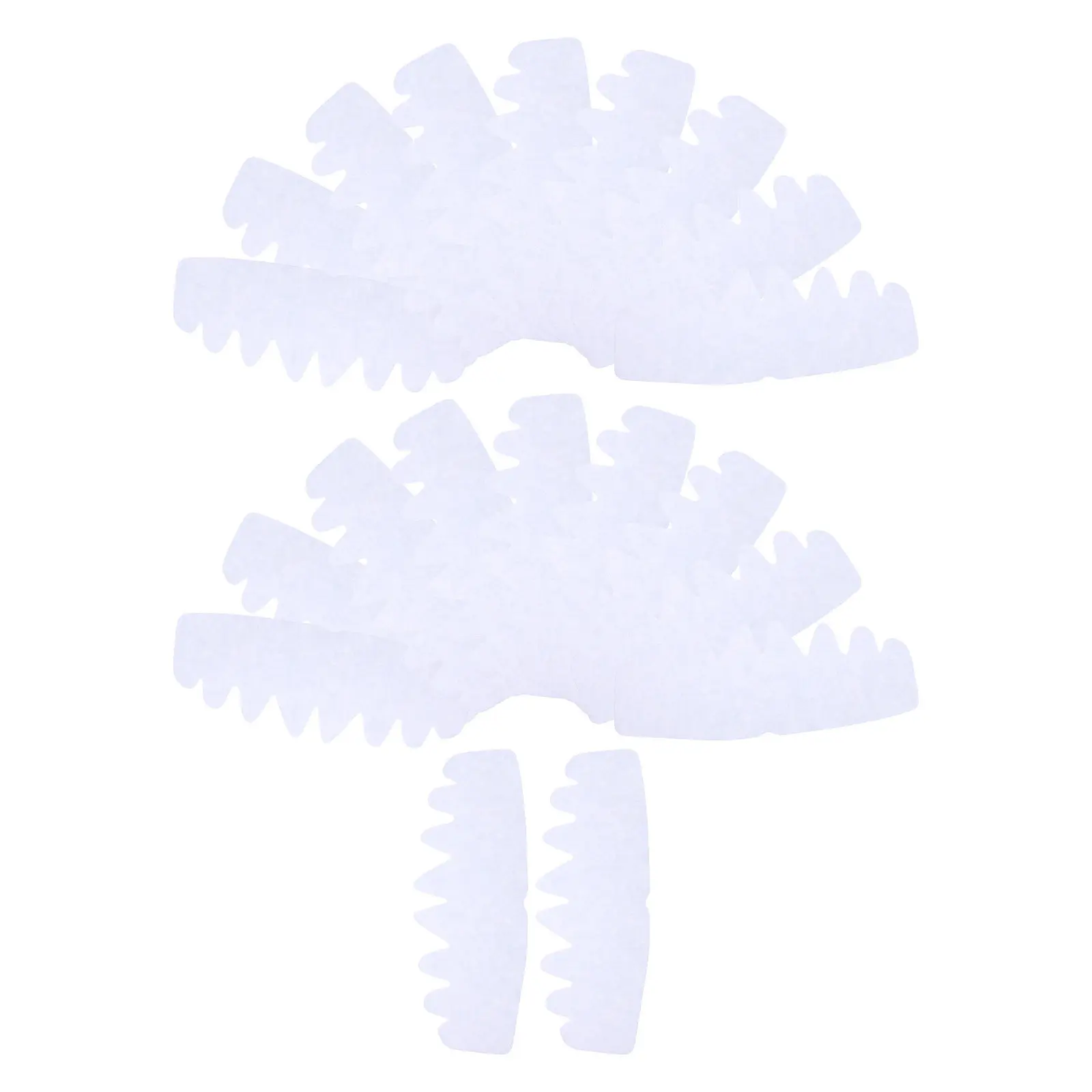 

20Pcs Cap Inserts for Baseball Caps Inner Hat Support Structure Felt Material Breathable Design Sweat Reduction Long-Lasting