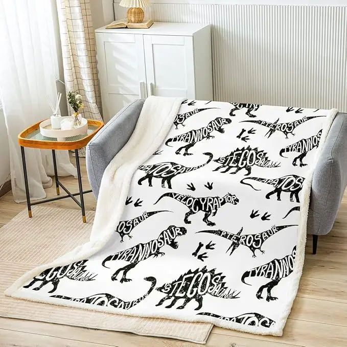 

Одеяло с динозавром для детей, одеяло с изображением динозавров «Мир Юрского периода», ультра-мягкое, приятное для кожи, для дивана-кровати, домашний декор комнаты с динозавром