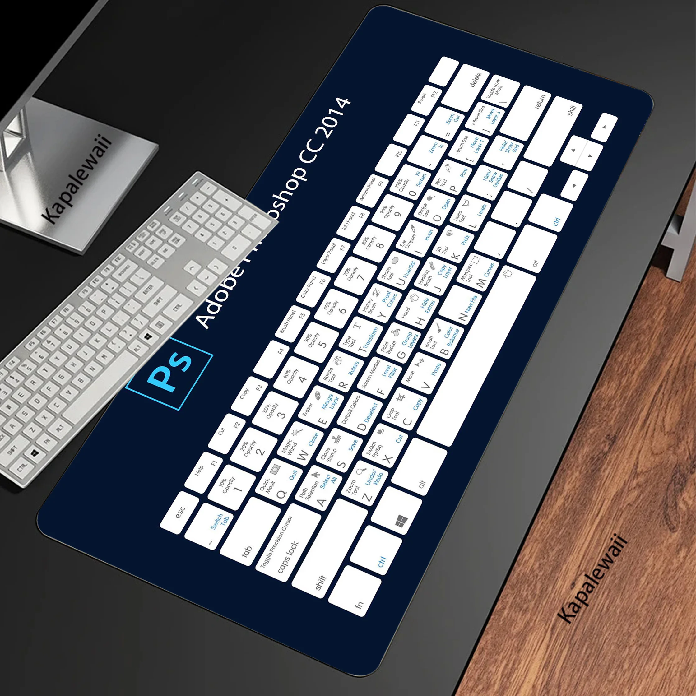 

Desk PS PPT Office Software Shortcut Key Mousepad Game Mouse Pad Gamer Mouse Mat Gaming Accessories Keyboard Pads Speed Desk Mat