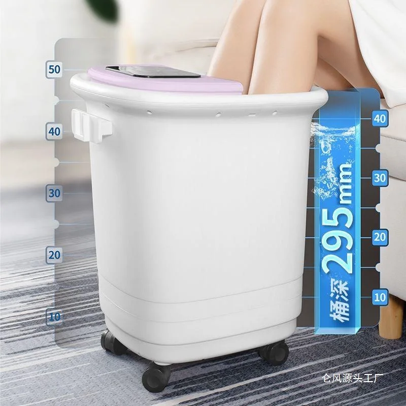 

Huangwei deep foot bath bucket over calf automatic massage electric heating