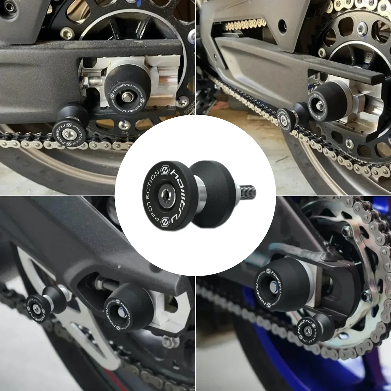 Para Yamaha FZ-07 MT-07 XSR700 Tenere 700 YZF-R7 MT-10 SP YZF-R1 YZF-R1M Motocicleta Paddock Stand Parafuso Swingarm Carretéis Slider