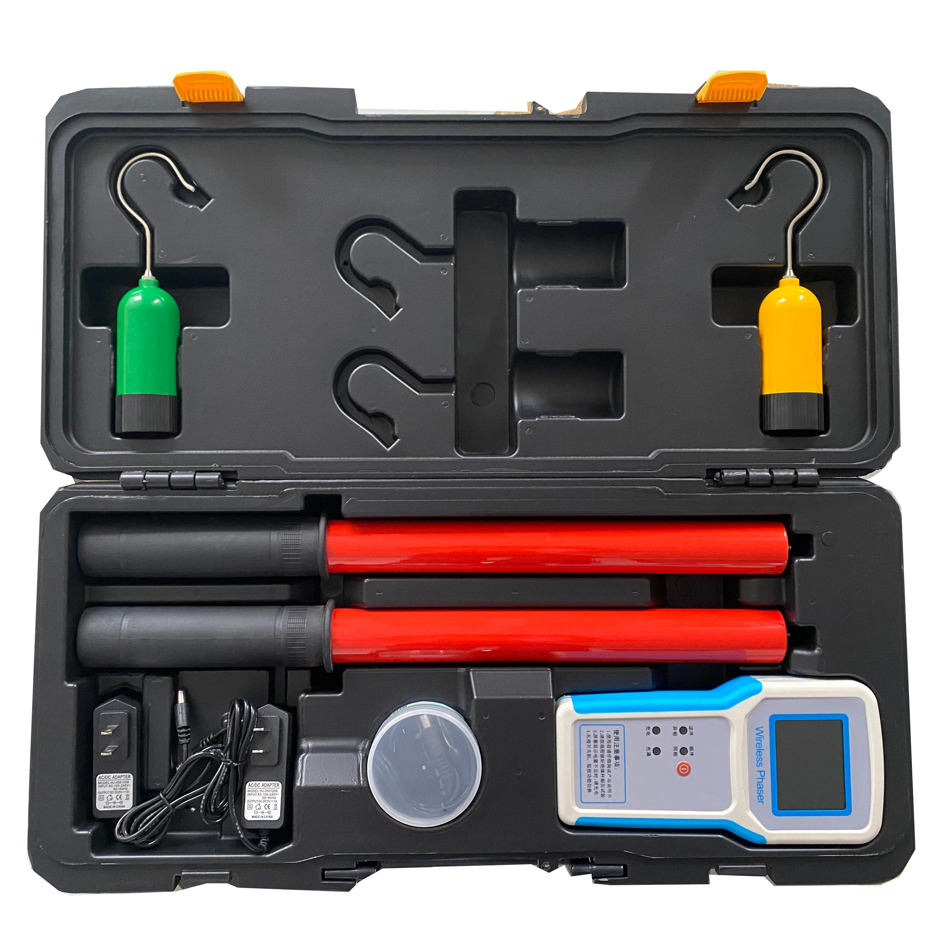 

XA-FORESIGHT FST-8600 220kV Wireless High Voltage Nuclear Phase Detector 0.1HZ Accuracy Multifunction Phasing Stick