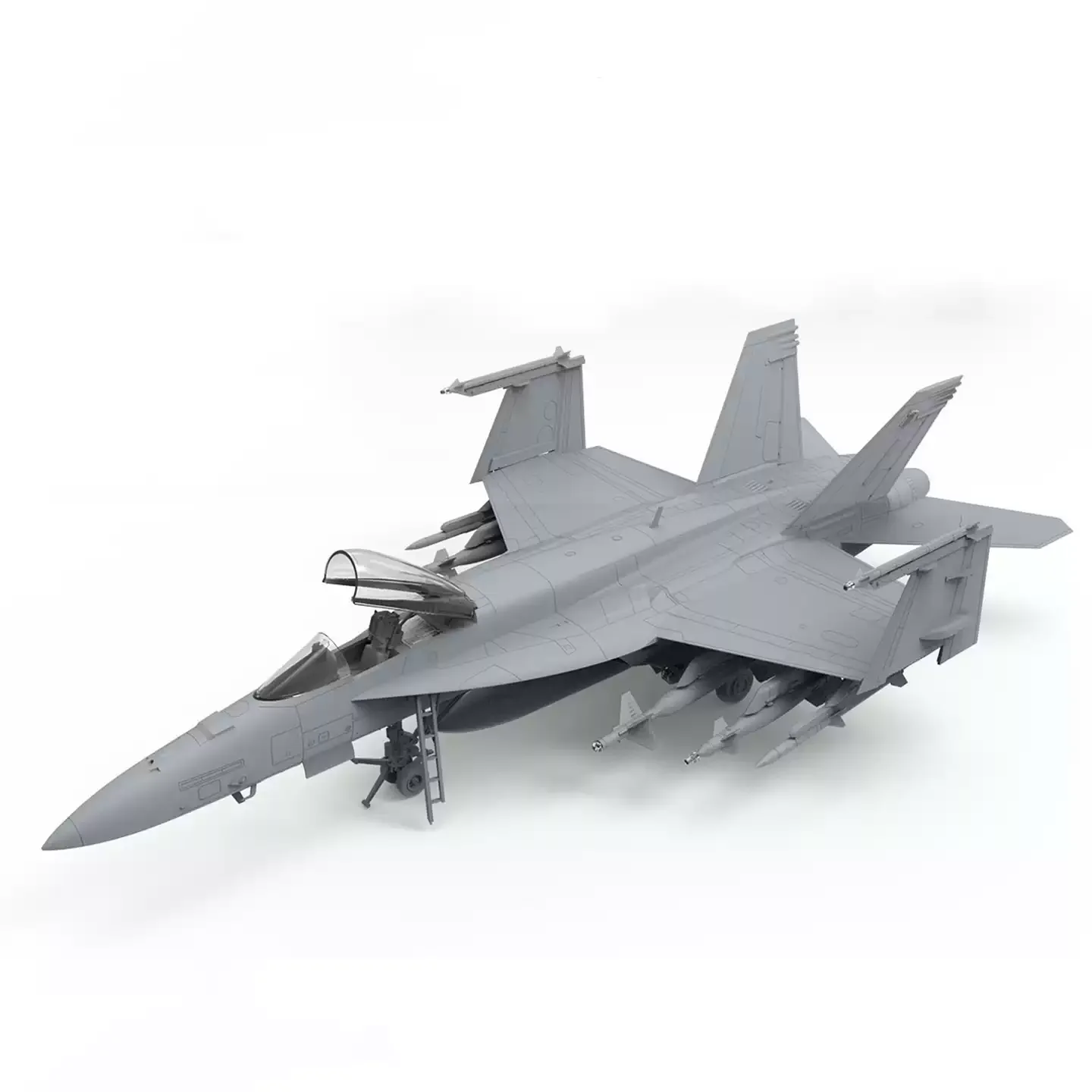 Military Aviation Collection Model Kit 1/48 Boeing F/A-18E US Navy Hornet Fighter Jet MENG LS-012 Unbuilt Plastic Airplane Kit