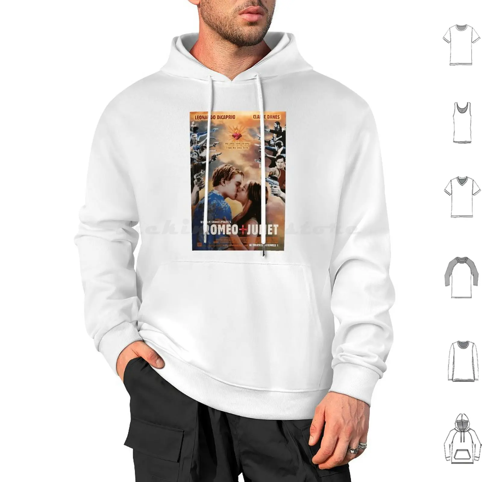 

Romeo And Juliet Movie Hoodie cotton Long Sleeve Leonardo Dicaprio Movie Romeo And Juliet Shakespeare Romeo Juliet