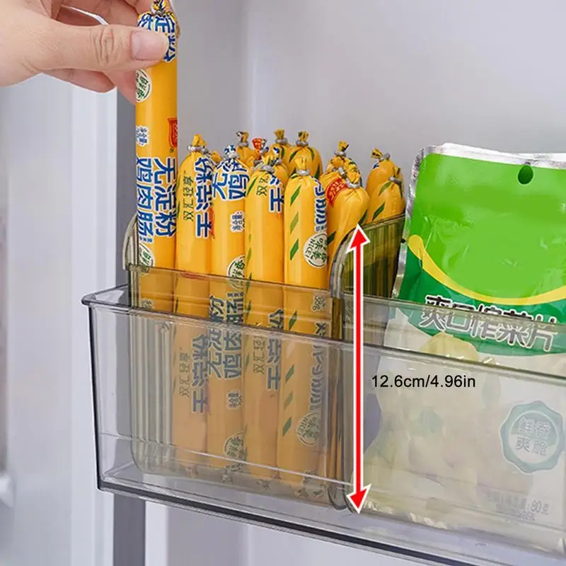 

Freezer Organizer Bins Stable Transparent Freezer Organizer Serving Dishes Trays & Platters Kitchen Storage Accessories For