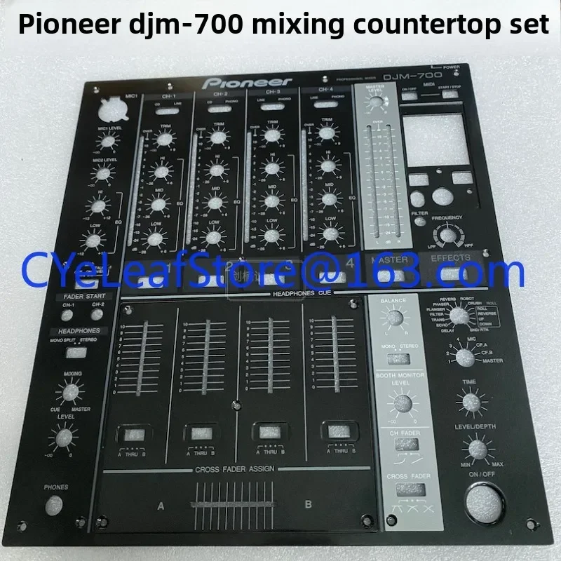 Pioneer Pioneer DJM-700 mixer complete panel, iron plate, fader plate, medium plate, mixer shell