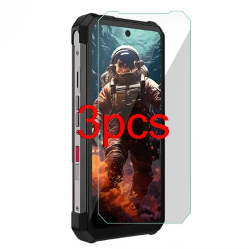 3pcs hd clear tempered glass for unihertz shark 5g screen protector guard on for unihertz shark 5g thin protective front film