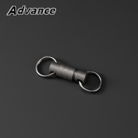 Quick Release Keychain Buckle Outdoor EDC Key Ring Titanium Keychain Outdoor Tool