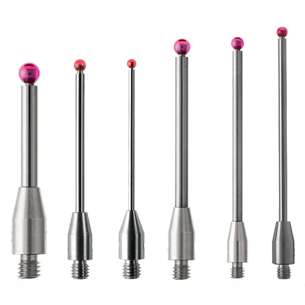 1Piece CMM Contact Probe Carbide Rod For M3 Thread Touch Probe For Delicate Surfaces For Most Applications