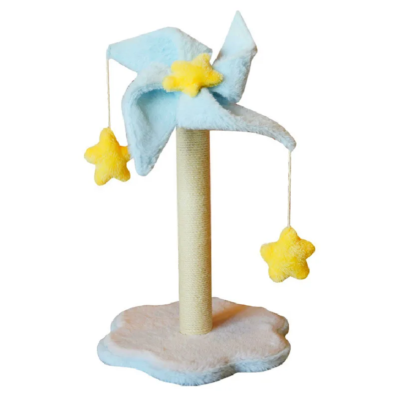 Cat Scratcher Cat Scratch Cute Cats Tower with Toy Sisal Column Scratcher for Cats Claws Scratching Sofa Protector Pet Furniture