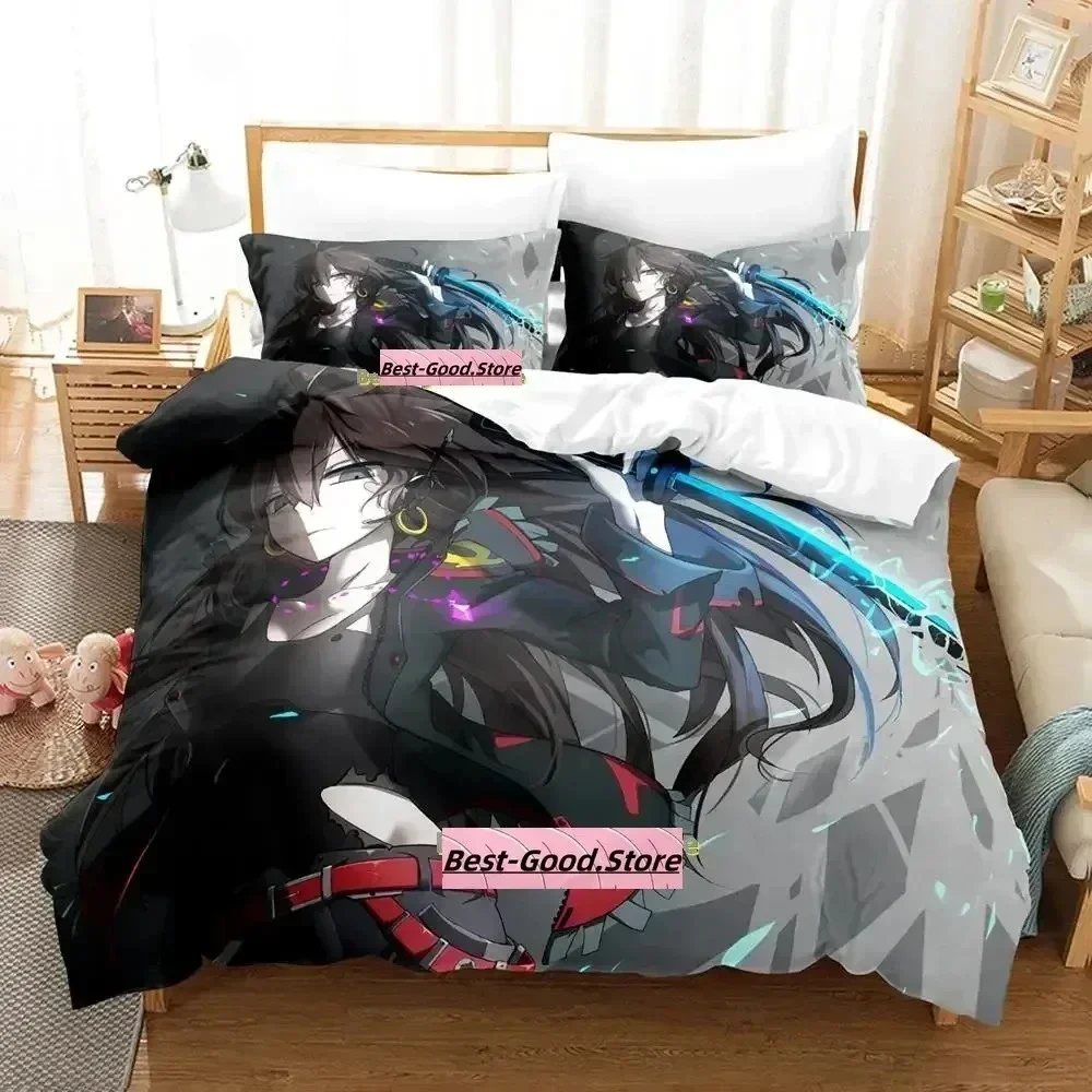 Hot Sale Pixiv Fantasia T Bedding Set Printed With Pillowcase Bed Duvet Cover Single Double Queen Super King Size Kawaii Girls