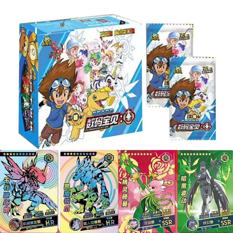 Digimon Adventure Japanese Anime Collection Cards, Hot Figures, HR, SSR, LgazDeluxe, Edition Board Game, Children Toys, New