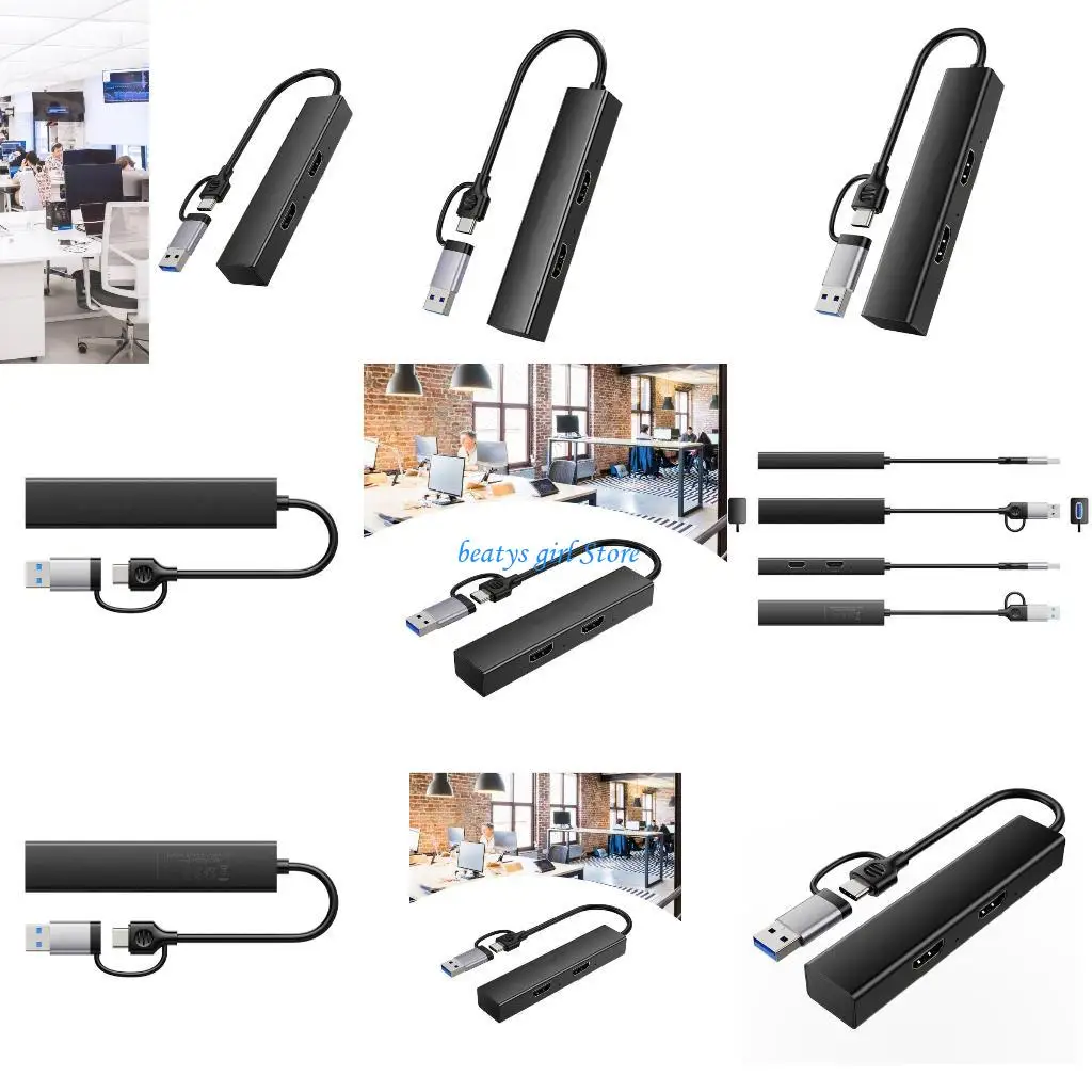 C7AB ezcap316 مزدوج CAMLink بطاقة التقاط الفيديو 1080p 60fps جهاز التقاط للكمبيوتر كاميرات الفيديو بث مباشر لعبة تسجيل