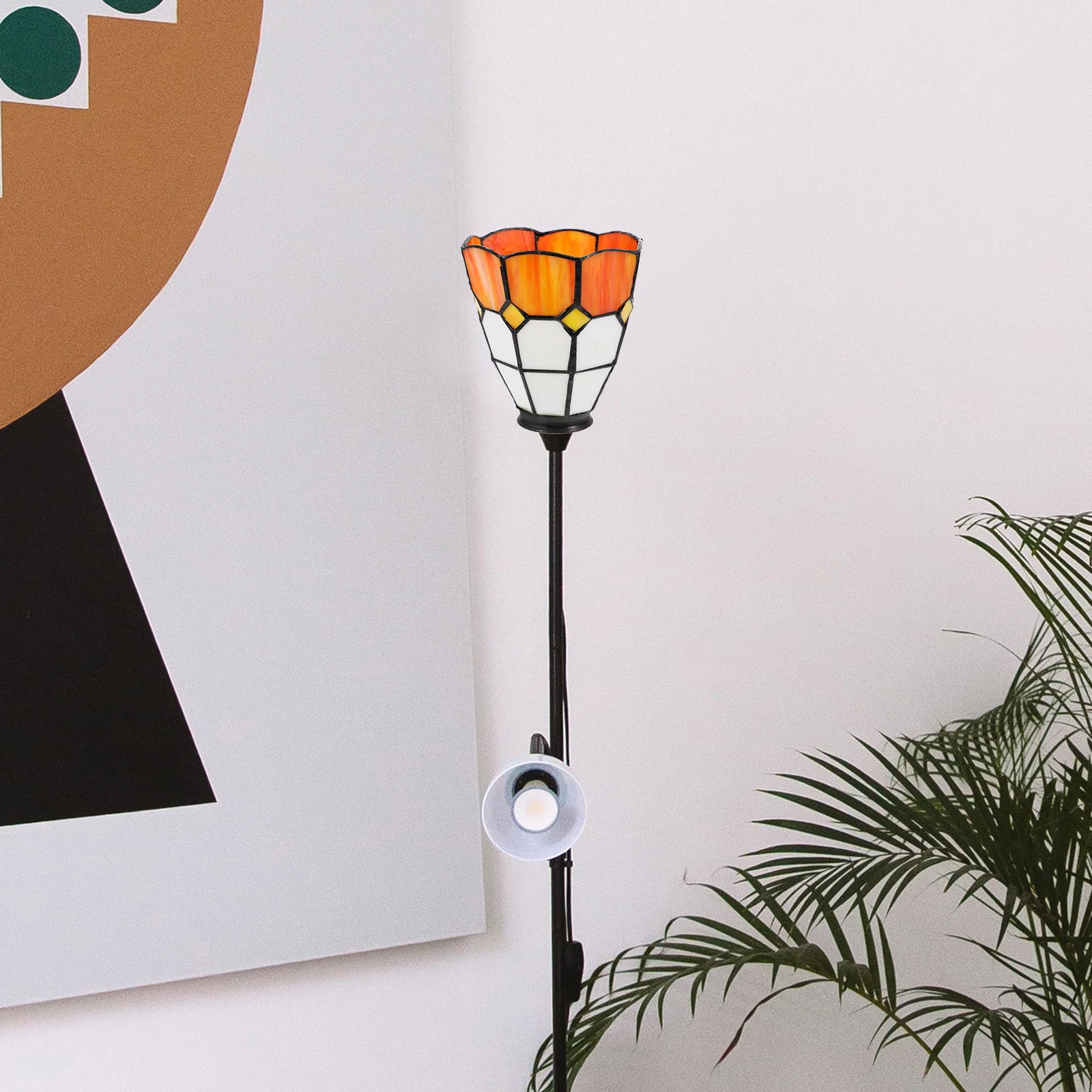 

1Pcs Exquisite Glass Craft Lamp Cover Decorative Hanging Light Shade for Home Warm Natural Diffuse Lighting Effect