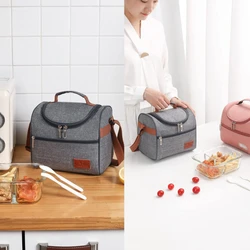 Lunch Bag Women Men Lunch Box Adult Small Lunch Tote Reusable Insulated Cooler Lunch Container For Work Office Picnic Travel