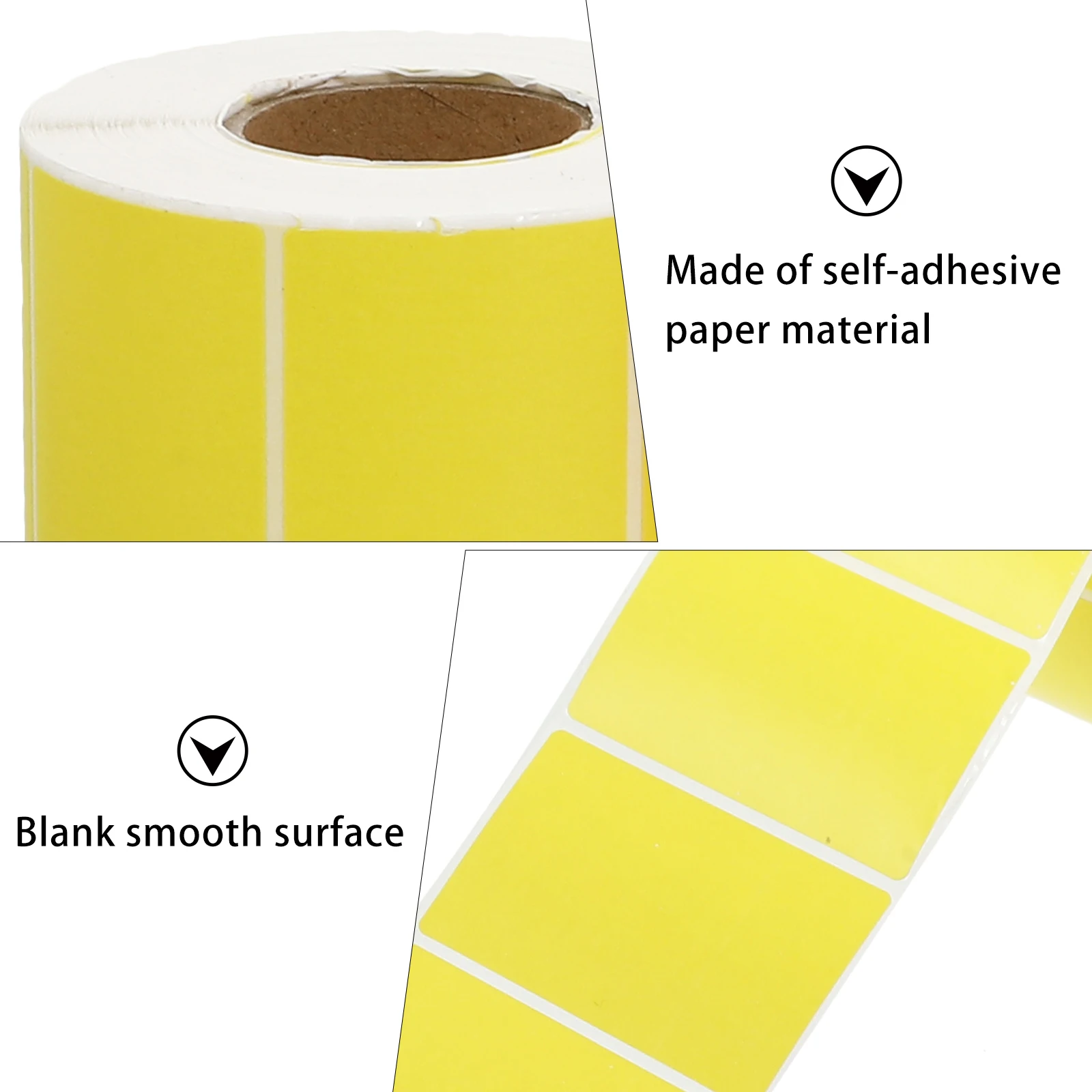 

4 рулона этикеток из термобумаги, водонепроницаемые ценники, самоклеящиеся записываемые этикетки для доставки посылок на рынке