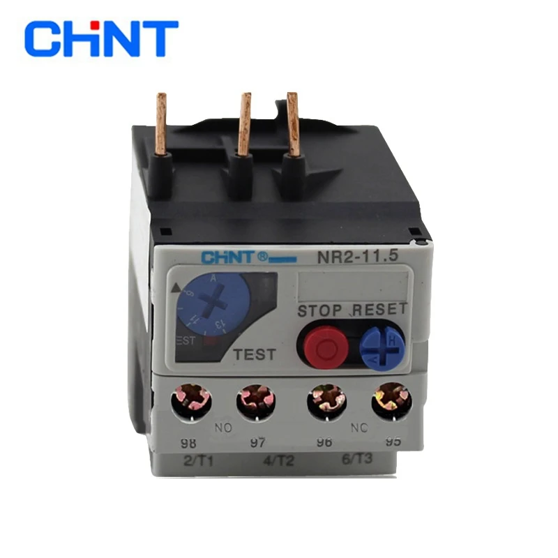 CHINT Thermal Overload Relay Protector Current Relay NR2-11.5/Z 1-1.6A 1.6-2.5A 2.5-4A 4-6A 5.5-8A 7-10A Work with NC6 Contactor