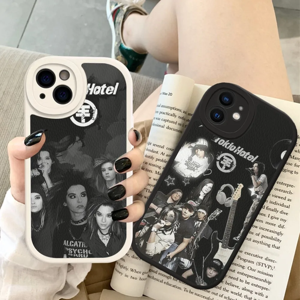 Tokio Hotel German rock bands Phone Case Hard Leather For iPhone 14 13 12 Mini 11 14 Pro Max Xs X Xr 7 8 Plus Fundas