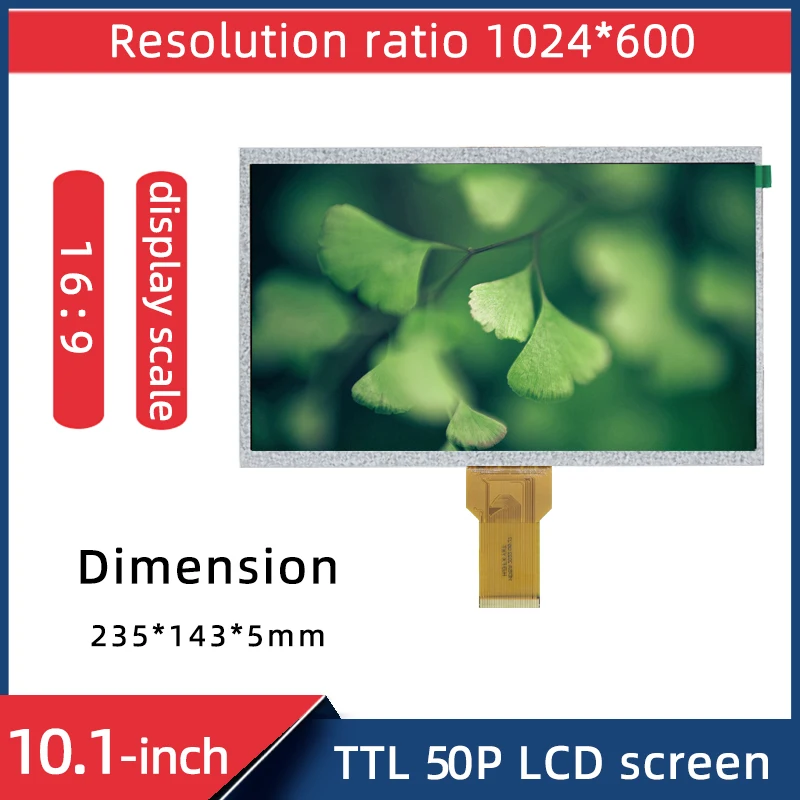 10.1-inch RGB50P1024*600 WEINVIEW touch screen XINJE Touchwin TGA63-MT TGA6 industrial control screen medical digital frame LCD