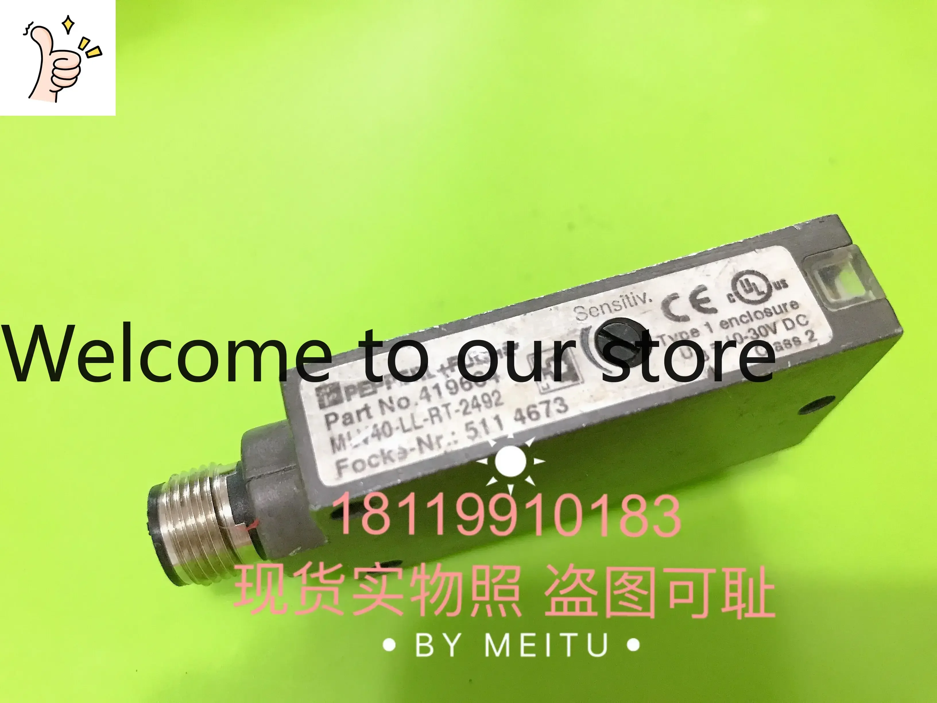 2026 P+F Sensor MLV40-LL-RT-2492 419664 Spot Photo