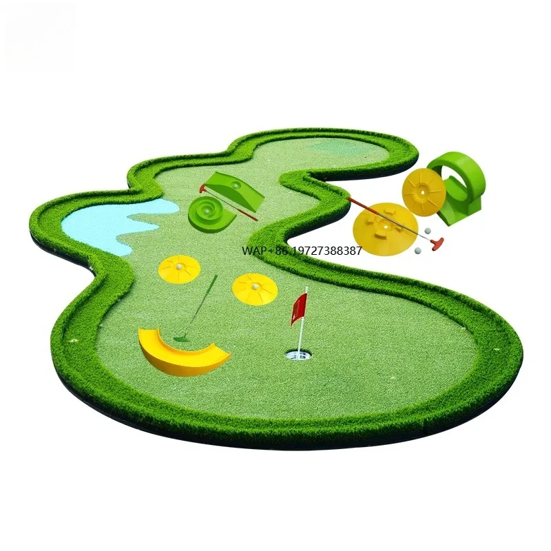 Mini Golf Course Obstacles Set for Indoor Outdoor Golf Putting Practice for Kids Adults Golf Putting Game Leisure Sport Toy