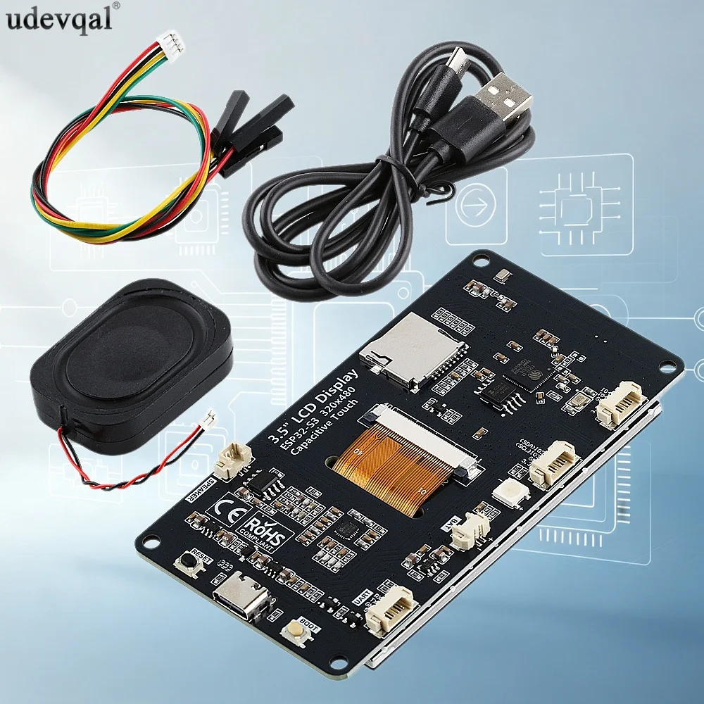 3.5 Inch ESP32 S3 Development Board with WiFi Bluetooth Smart Display TFT Module Touch Screen 240Mhz Speaker UART Interface