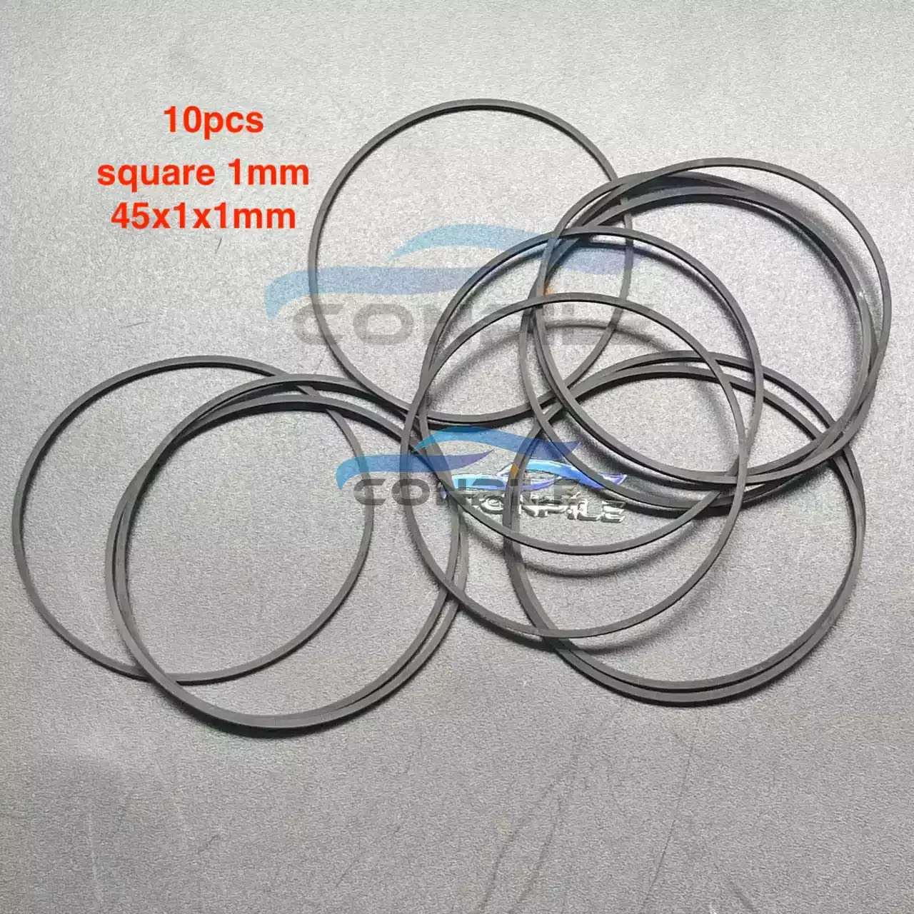

10pcs 45x1x1mm transmission drive belt for tape recorder / walkman / repeater / counter cassette deck