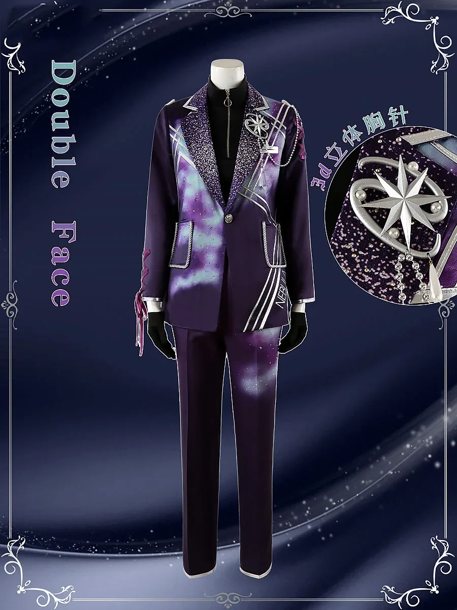 Game Ensemble Stars Double Face Trip Cosplay Costume Oukawa Kohaku Mikejima Madara Cosplay Suit Halloween Uniforms Custom Made