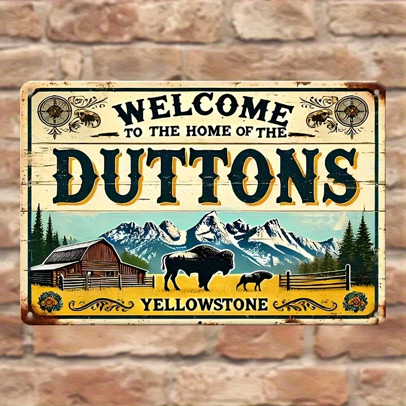 High Definition Tin Metal Sign Wall Art - 