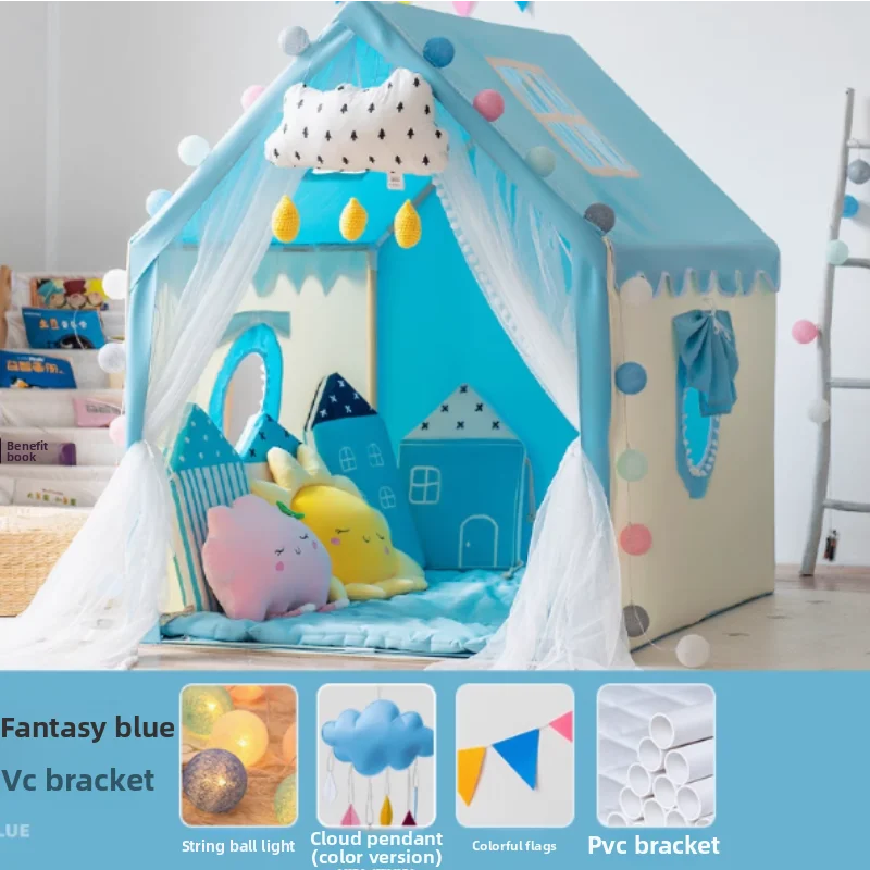 イン子供テントゲームハウス女の子プリンセスおもちゃの家屋内小さな家赤ちゃん睡眠独立したベッドギフト