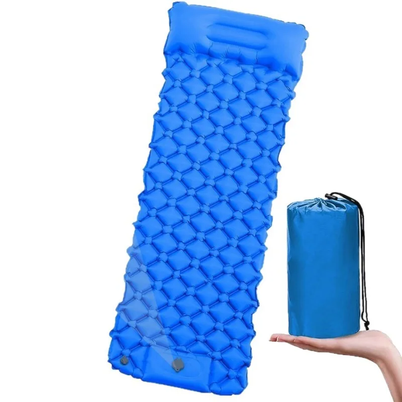 Ultralight Nylon TPU Inflatable Sleeping Pad Portable Moisture Proof Air Mattress Outdoor Camping Tent Hiking Travel Use