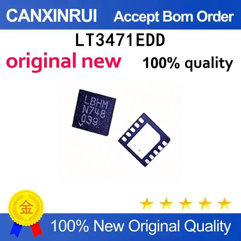 

(5-100 pieces)Brand new original LT3471EDD LT3471 silk screen LBHM QFN spot chip IC