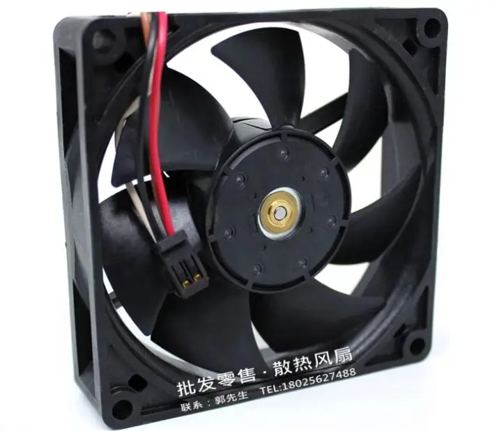 NMB 08020VA-24Q-CU DC 24V 0.16A 80x80x20mm 4-Wire Server Cooling Fan