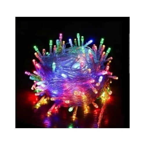 Cicican Mixed Color LED Light With Plug Controlled 8 Mode 100 Leds 5 Metre