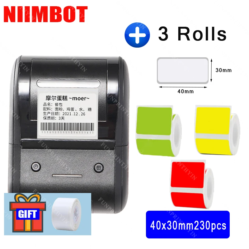 niimbot b203 impressora de etiquetas termicas inkless mini portatil fabricante de etiquetas de bolso maquina do telefone movel 01