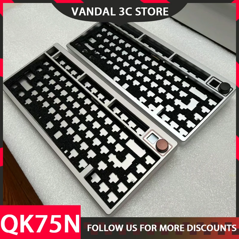 

Qk75n Keyboard Kit Fr4 Ansi Wireless Bluetooth Customized Gaming Mechanical Keyboard Kit Self Assemblingfor Computer Mac