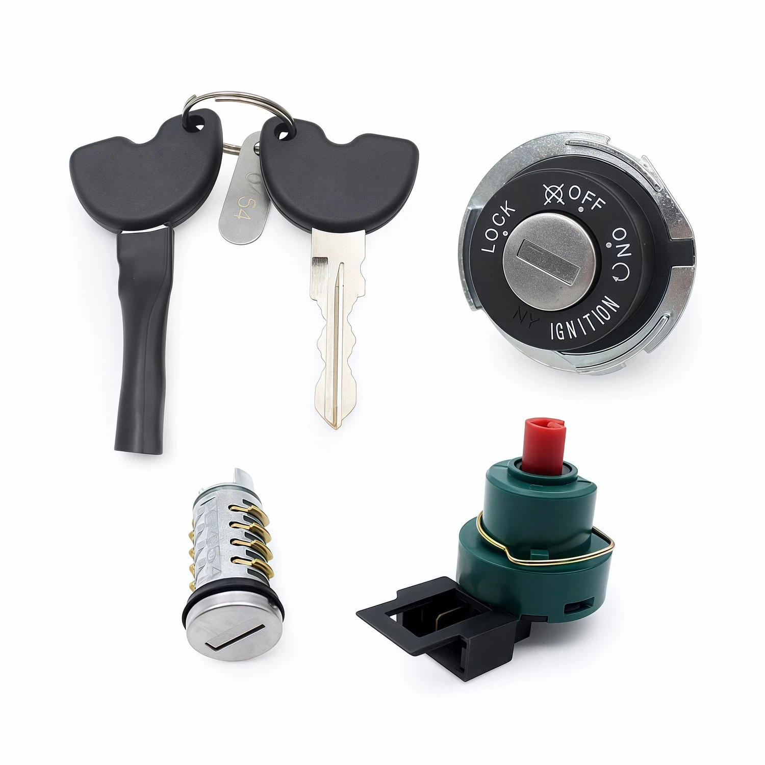 Motorcycle Ignition Switch Supplies Replacement with Key stroke scooter Lock Set kit For VESPA ET2 AND ET4 50CC accessories moto