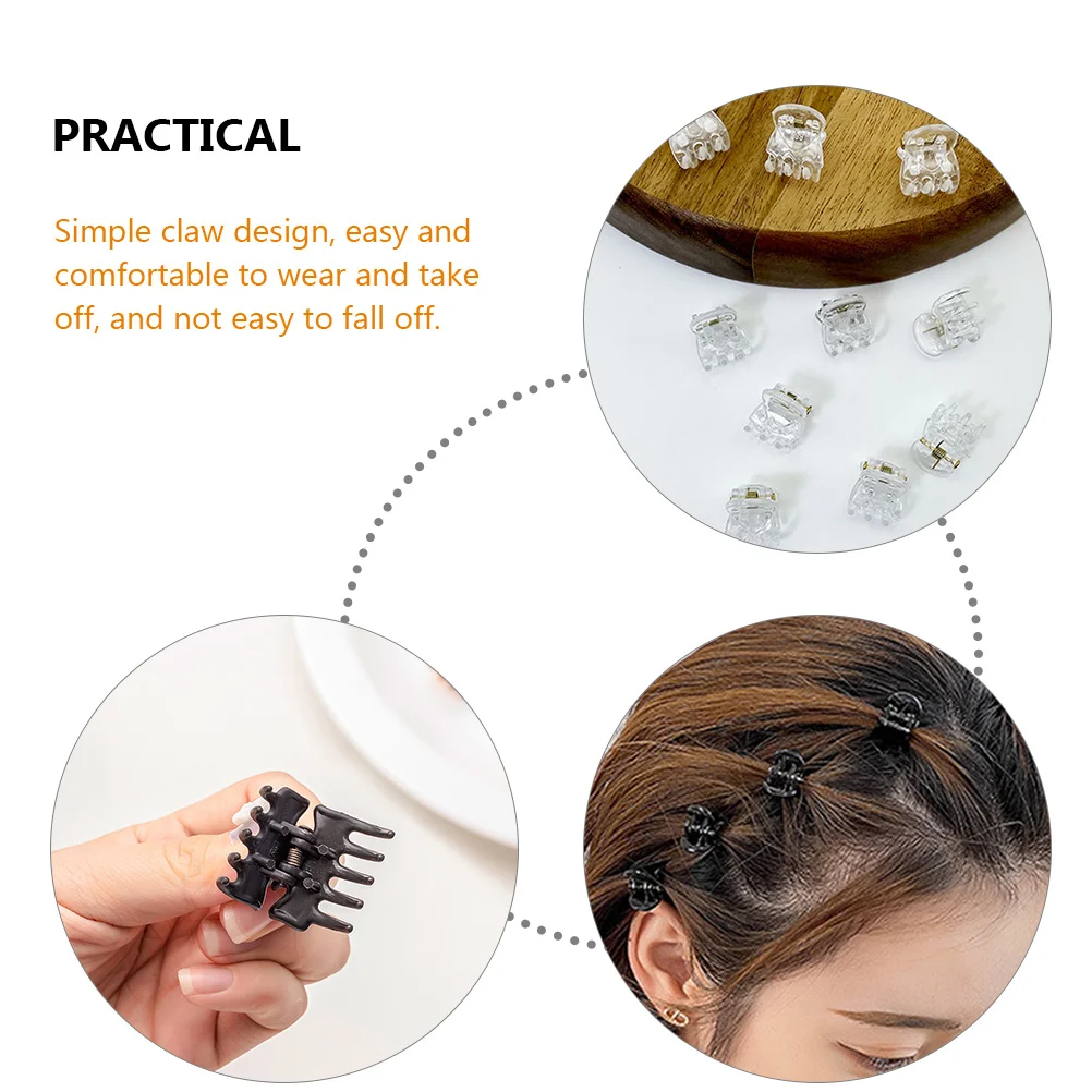 

36 Pcs Mini Hairpin Claw Clips Small Cute for Girl Toddler Girls Little Jaw Tiny