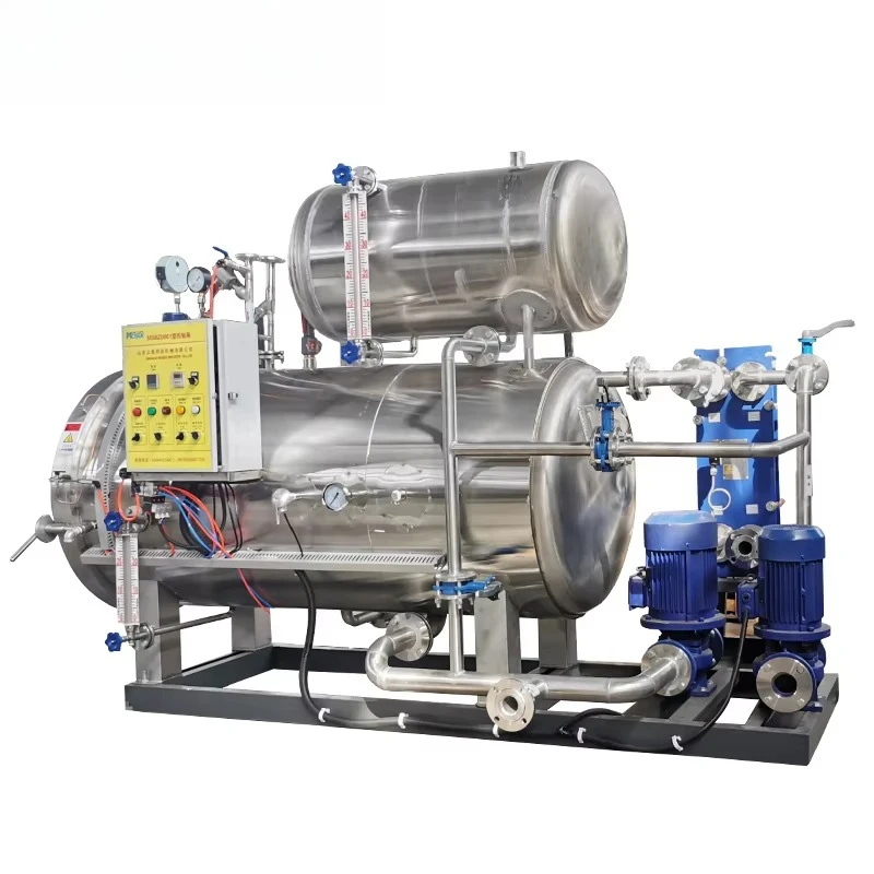 Customized High Pressure Autoclave Retort Sterilizer Automatic Water Bath Type for Commercial Canned Food Sterilizing Pot