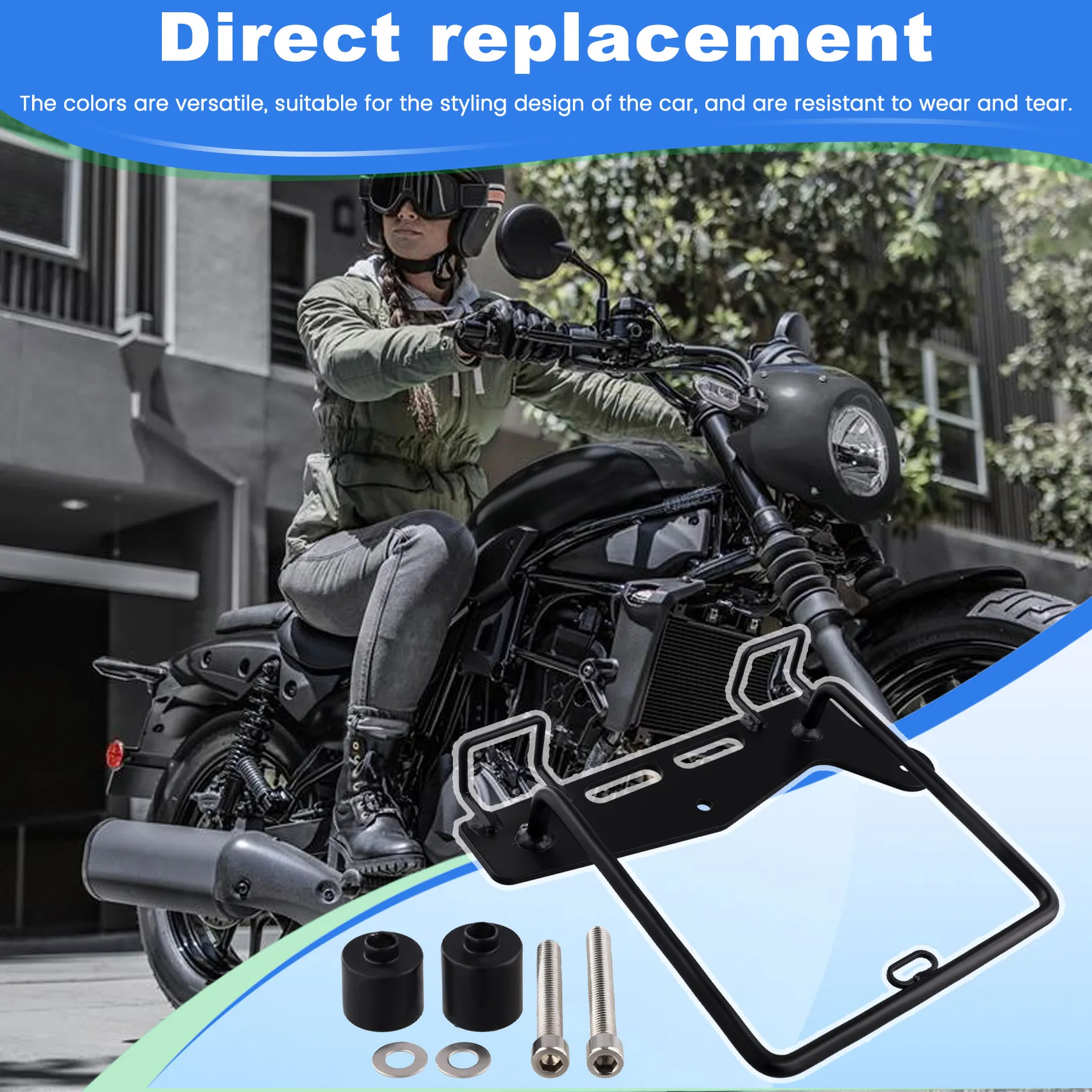 Reliable-Motorcycle Luggage Rack Saddlebag Bracket Side Trunk Bag Support Mount Holder For Kawasaki ELIMINATOR 500 SE500 E500