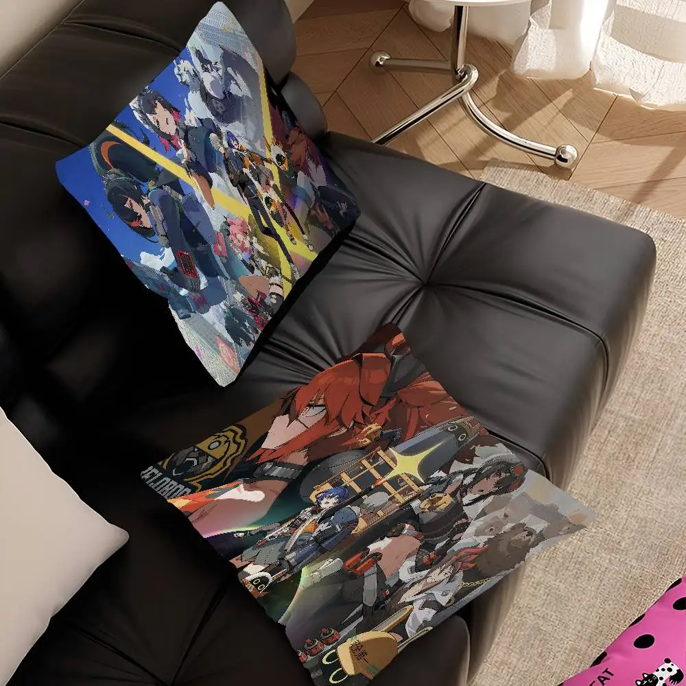 Cool Zenless Zone Zero Games Pillow Anime Pillow Sofa Bed Head Pillow Cover Cushion Cover 45x45 cm Fashion