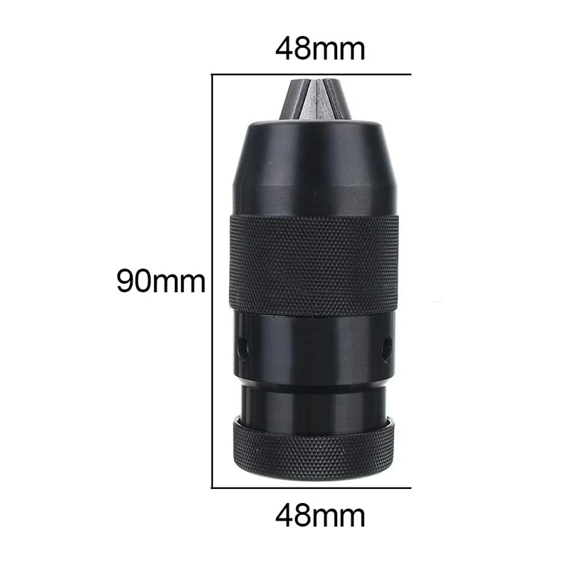 Imagem -06 - Mandril de Broca Torno para Ferramenta Rotativa Auto-apertamento Keyless Mt2-b16 Arbor 116 mm