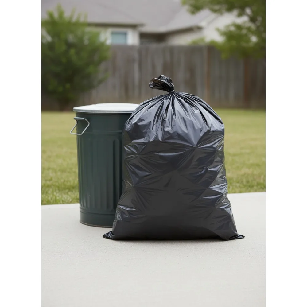 

Heavy-Duty Contractor Bags, 42 Gallon, 50 Count, 3 Mil Thick - Durable and Puncture-Resistant