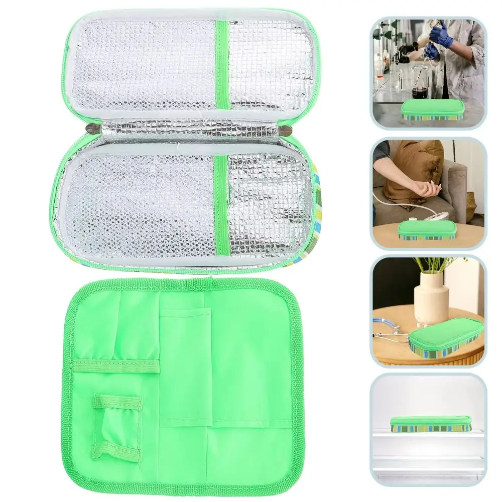 Portable Lightweight Insulin Cooling Bag Insulation Refrigeration Freezer Safe Diabetic Travel Pouch Reusable Leakproof