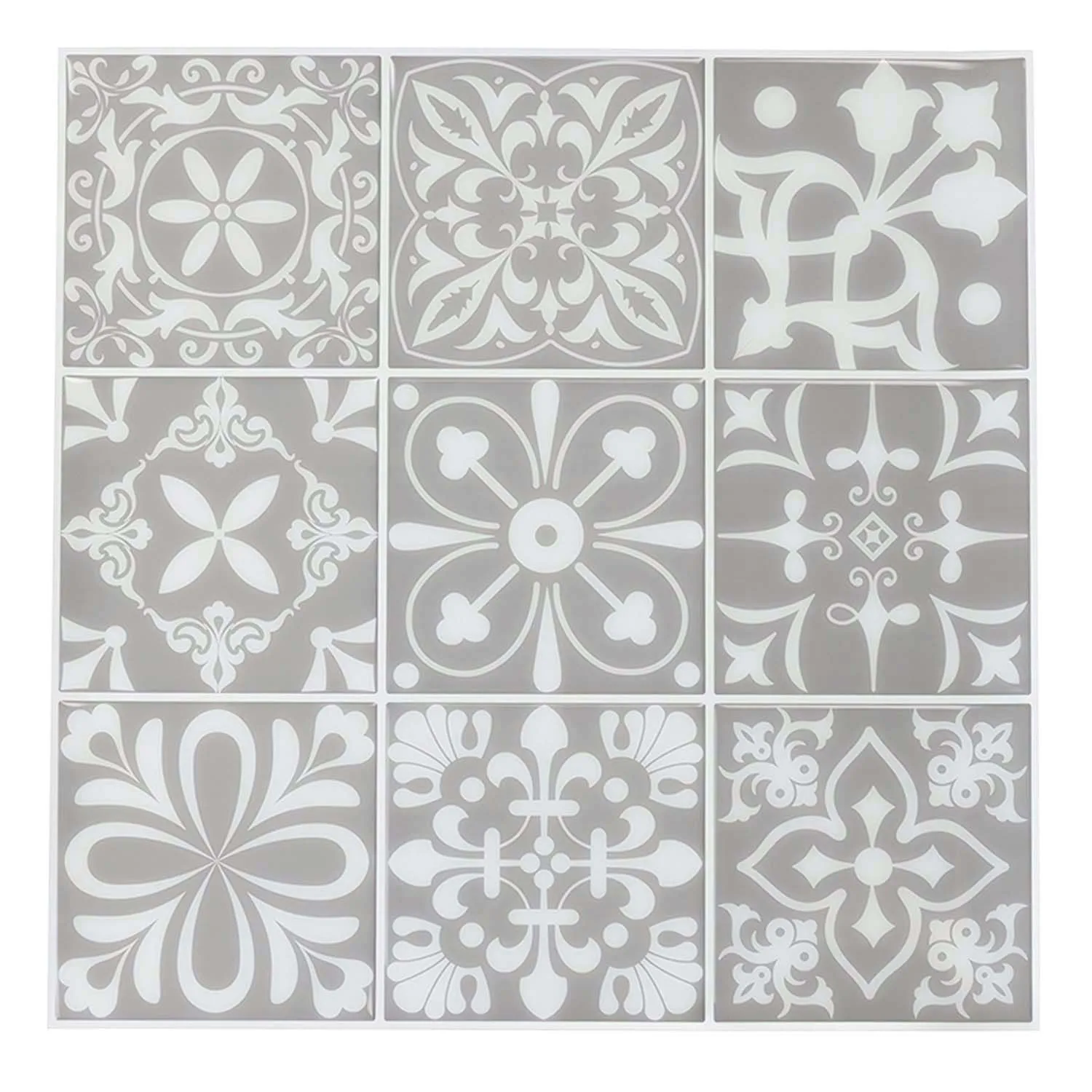

Wall Stickers Peel and Stick 3d Vinyl Wallpaper Bathroom Kitchen Backsplash Wall Decals 10 Sheets