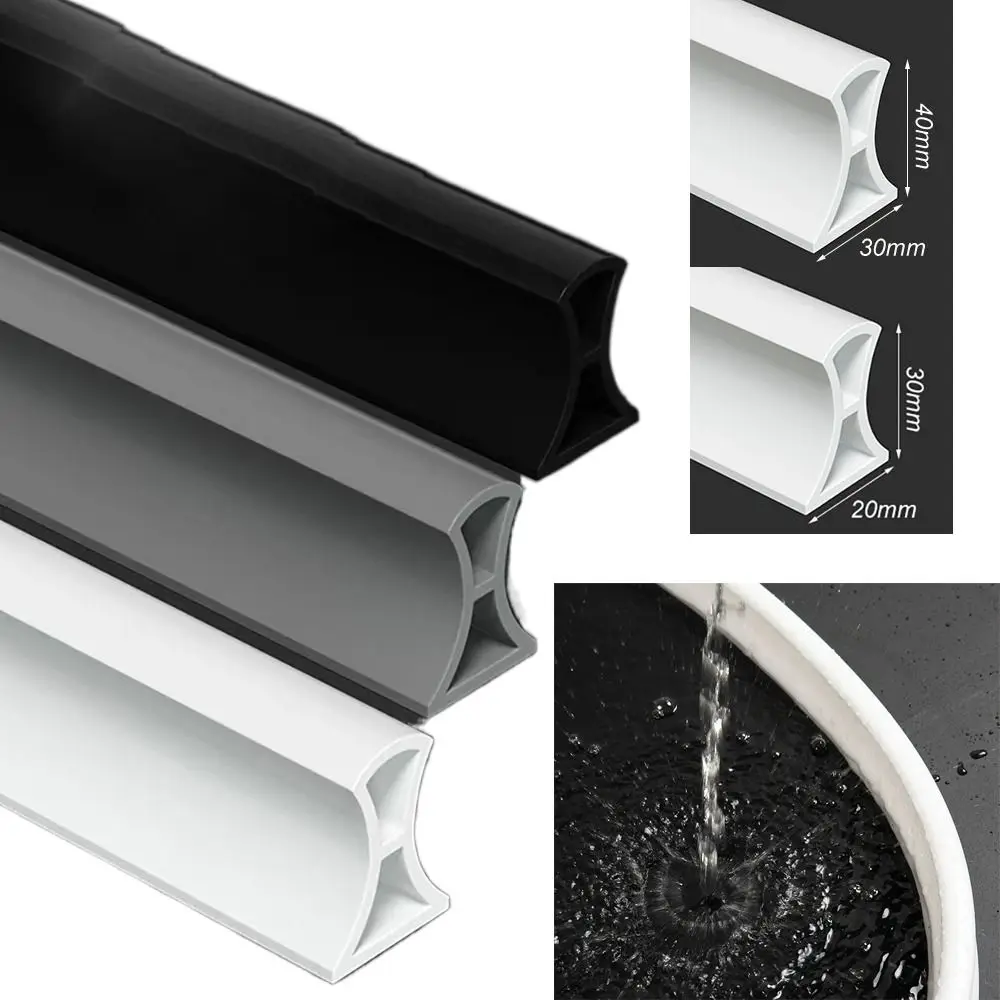 

Силиконовая водоудерживающая полоса, самоклеящаяся гибкая пробка для воды, гибкая уплотнительная лента для блокировки отделения сухого и влажного воздуха