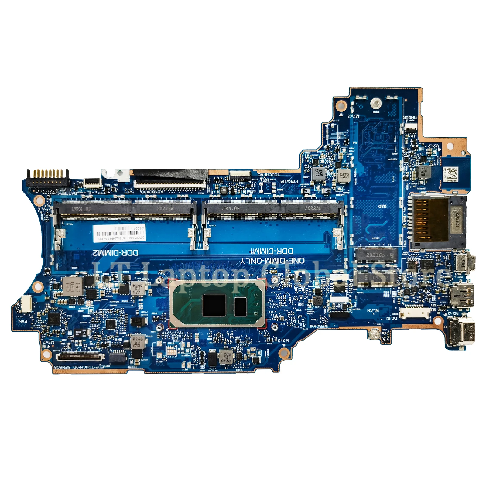 6050A3156701 Laptop Motherboard For HP X360 14-DW L96510-601 L96511-601 Notebook Mainboard i3 i5 i7 10th Gen CPU